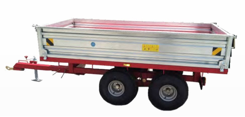 1,5 tot 5 ton - קרון נגרר עם מזהיר: תמונה 1 1,5 tot 5 ton - קרון נגרר עם מזהיר: תמונה 1