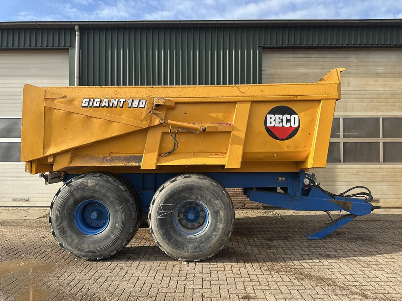 Beco Gigant 180 - קרון נגרר עם מזהיר: תמונה 1 Beco Gigant 180 - קרון נגרר עם מזהיר: תמונה 1