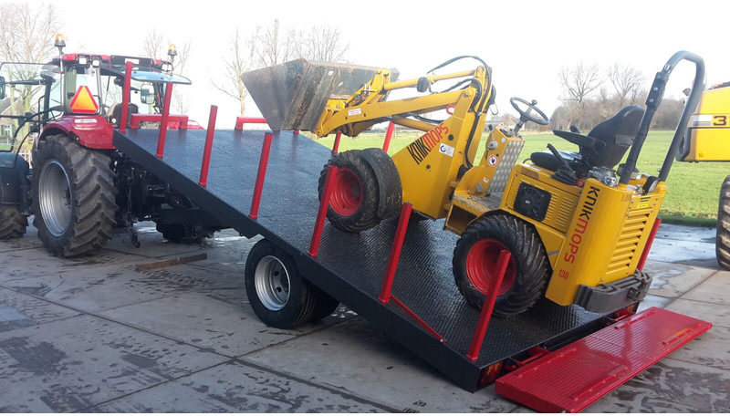 Oprijwagen 10 ton - קרון נגרר צד נופל/ שטוח: תמונה 2 Oprijwagen 10 ton - קרון נגרר צד נופל/ שטוח: תמונה 2