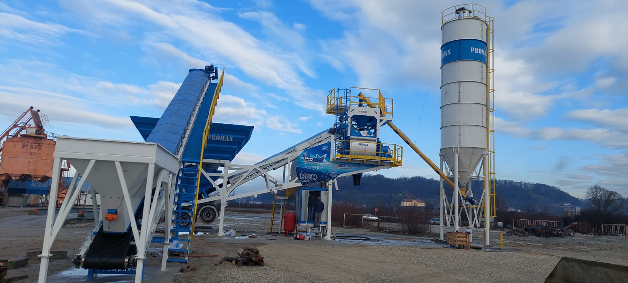 PROMAX MOBILE CONCRETE BATCHING PLANT M100-TWN (100m3/h) - מנחית בטון: תמונה 2 PROMAX MOBILE CONCRETE BATCHING PLANT M100-TWN (100m3/h) - מנחית בטון: תמונה 2