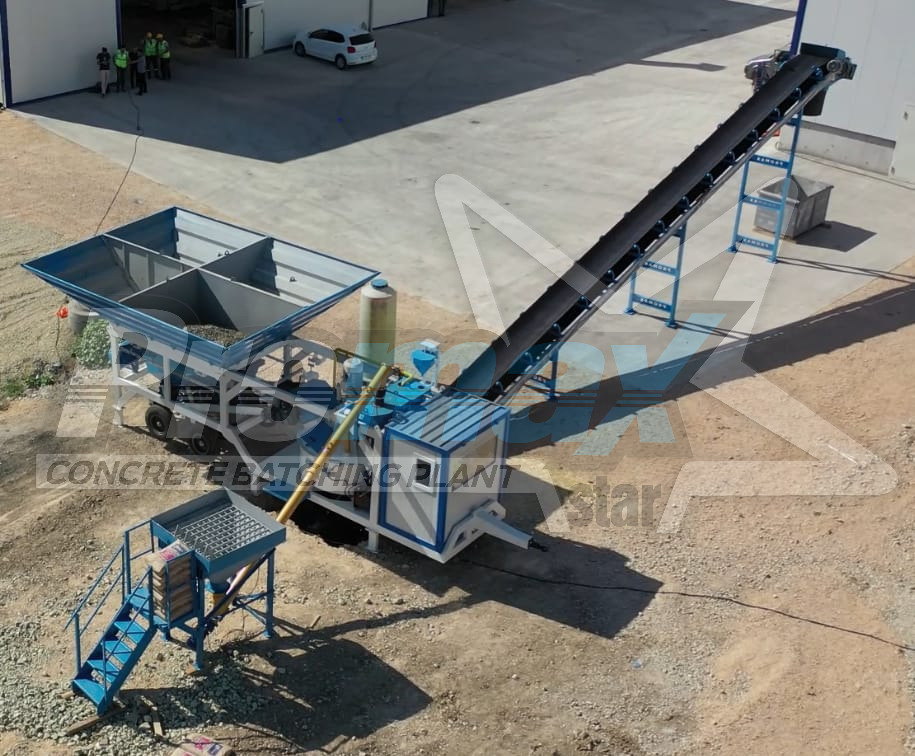 PROMAX MOBILE CONCRETE PLANT M35-PLNT (35M3/H) - מנחית בטון: תמונה 4 PROMAX MOBILE CONCRETE PLANT M35-PLNT (35M3/H) - מנחית בטון: תמונה 4