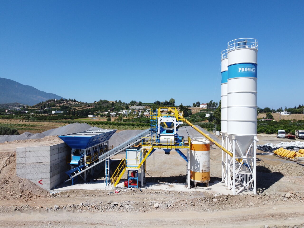 Promax Compact Concrete Batching Plant C100-TWN-LINE (100m3/h) - מנחית בטון: תמונה 2 Promax Compact Concrete Batching Plant C100-TWN-LINE (100m3/h) - מנחית בטון: תמונה 2