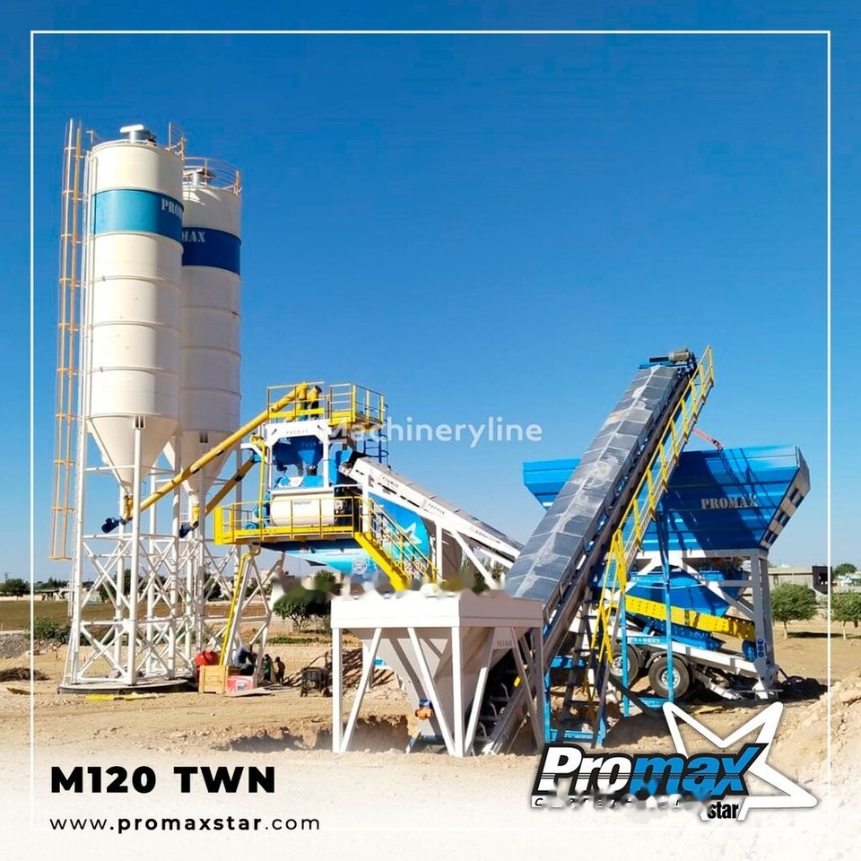 Promax Mobile Concrete Batching Plant M120-TWN (120m3/h) - מנחית בטון: תמונה 3 Promax Mobile Concrete Batching Plant M120-TWN (120m3/h) - מנחית בטון: תמונה 3