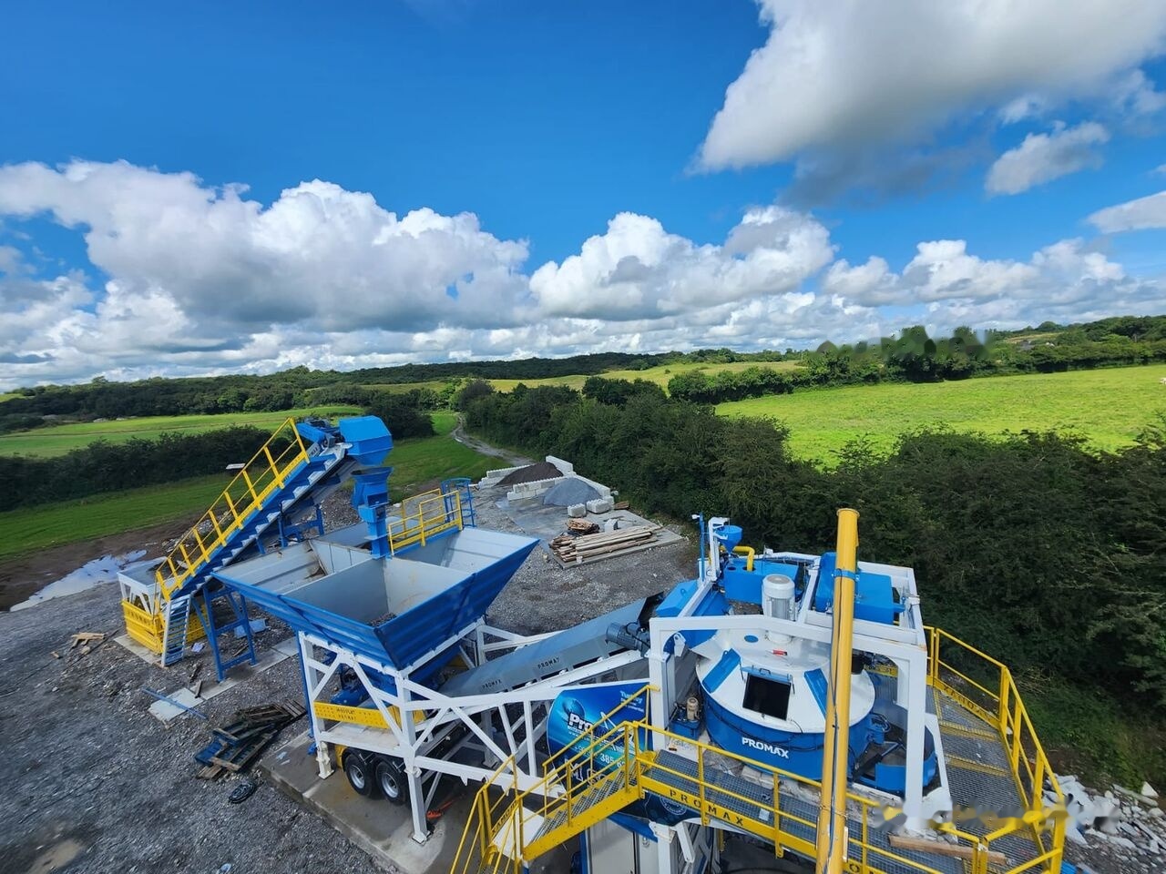 Promax Mobile Concrete Batching Plant PROMAX M60-PLNT (60m³/h) - סילו מלט: תמונה 1 Promax Mobile Concrete Batching Plant PROMAX M60-PLNT (60m³/h) - סילו מלט: תמונה 1