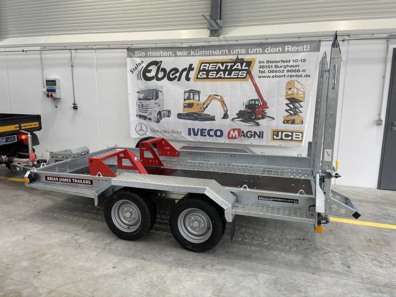 Brian James Cargo Digger Plant 2 / Länge: 3.200mm / 3.500kg - קרון נגרר עם מטען נמוך: תמונה 4 Brian James Cargo Digger Plant 2 / Länge: 3.200mm / 3.500kg - קרון נגרר עם מטען נמוך: תמונה 4
