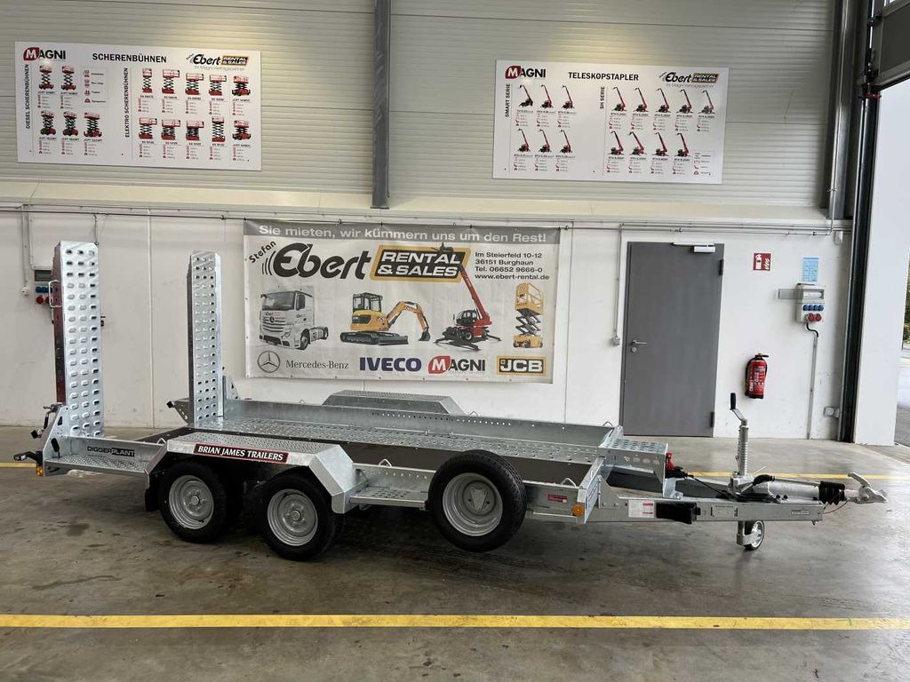 Brian James Cargo Digger Plant 2 / Länge 3.700mm / 3.500kg - קרון נגרר עם מטען נמוך: תמונה 1 Brian James Cargo Digger Plant 2 / Länge 3.700mm / 3.500kg - קרון נגרר עם מטען נמוך: תמונה 1