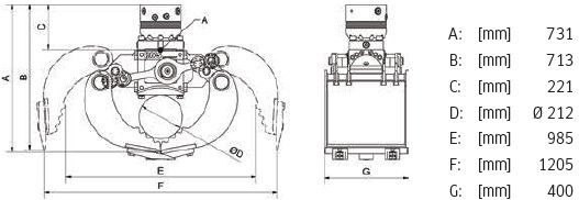 חָדָשׁ מכונת אחיזה DMS SG6040 Grabgreifer Sortiergreifer / NEU: תמונה 12