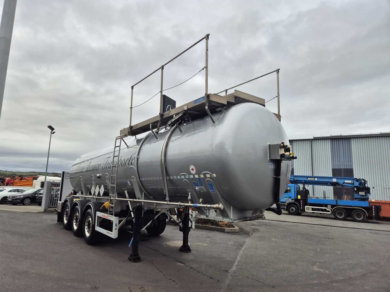 סמיטריילר מכל Feldbinder TSA 30.3 Gefahrgut ADR, 1 Kammer 30.000 Liter: תמונה 7