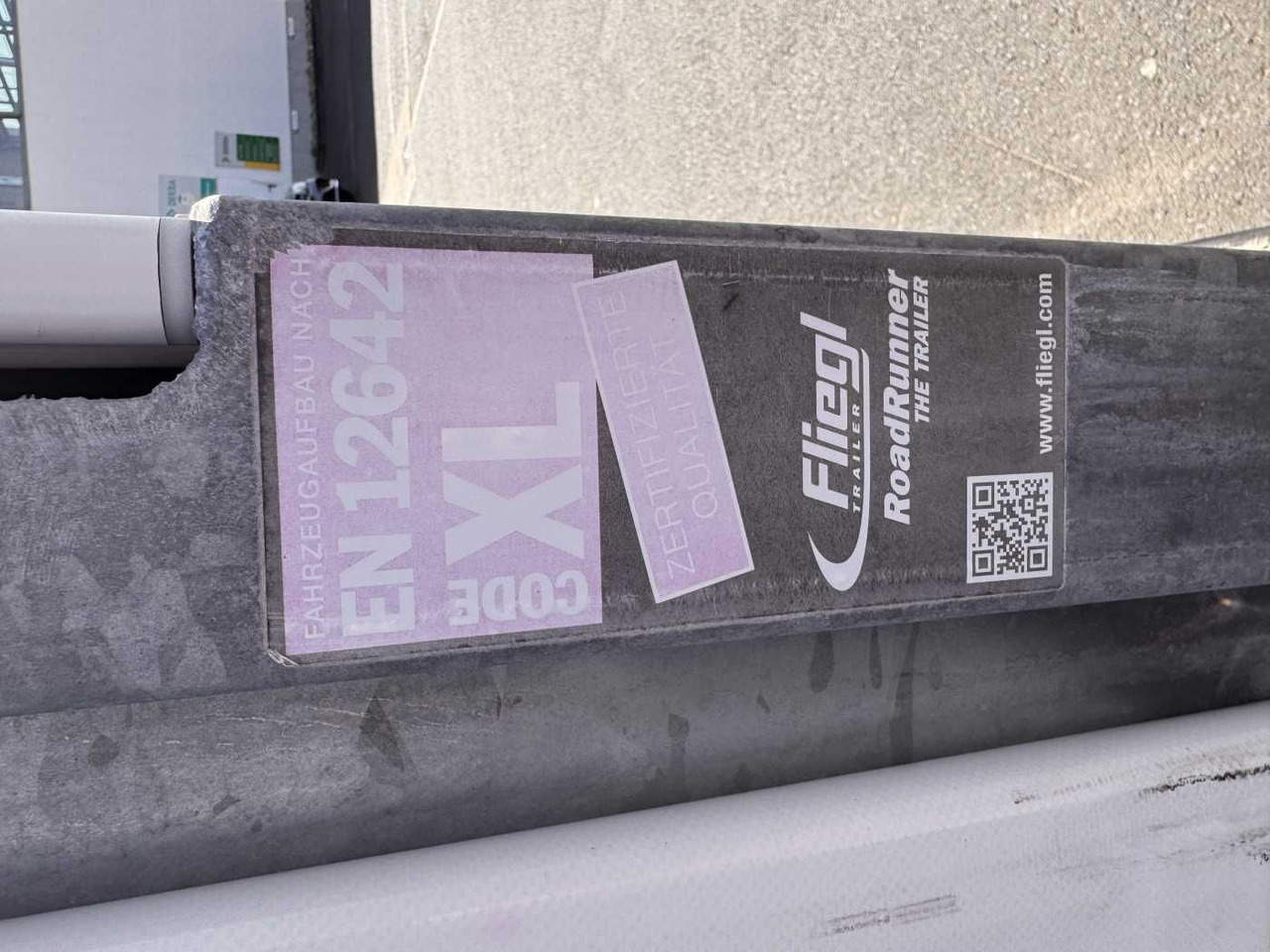 סמיטריילר עם וילונות צד Fliegl SDS 350 Schiebeplane+Verdeck XL SAF 20.900Km: תמונה 9