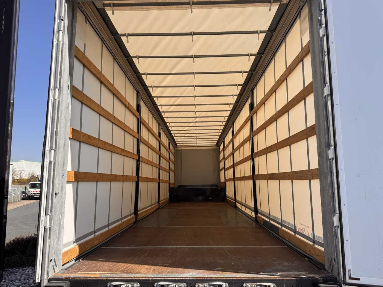 סמיטריילר עם וילונות צד Fliegl SDS 350 Schiebeplane+Verdeck XL SAF 20.900Km: תמונה 10