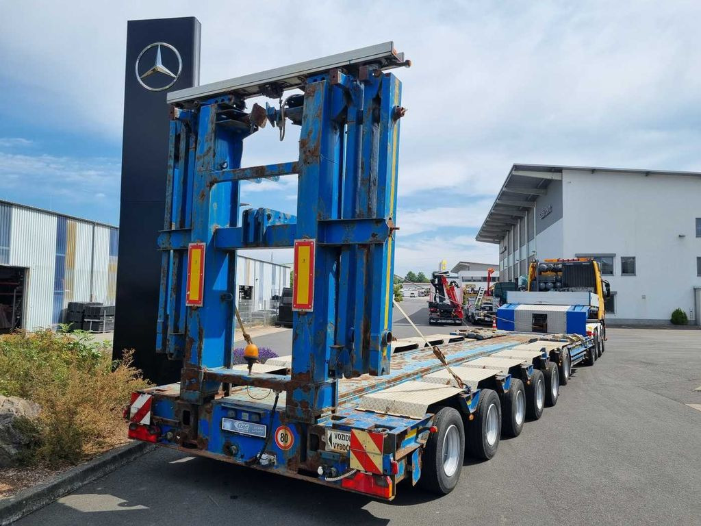 Goldhofer STZ-H6-57/80A Teleskop-Tieflader Waggontransport - סמיטריילר עם מטען נמוך: תמונה 2 Goldhofer STZ-H6-57/80A Teleskop-Tieflader Waggontransport - סמיטריילר עם מטען נמוך: תמונה 2