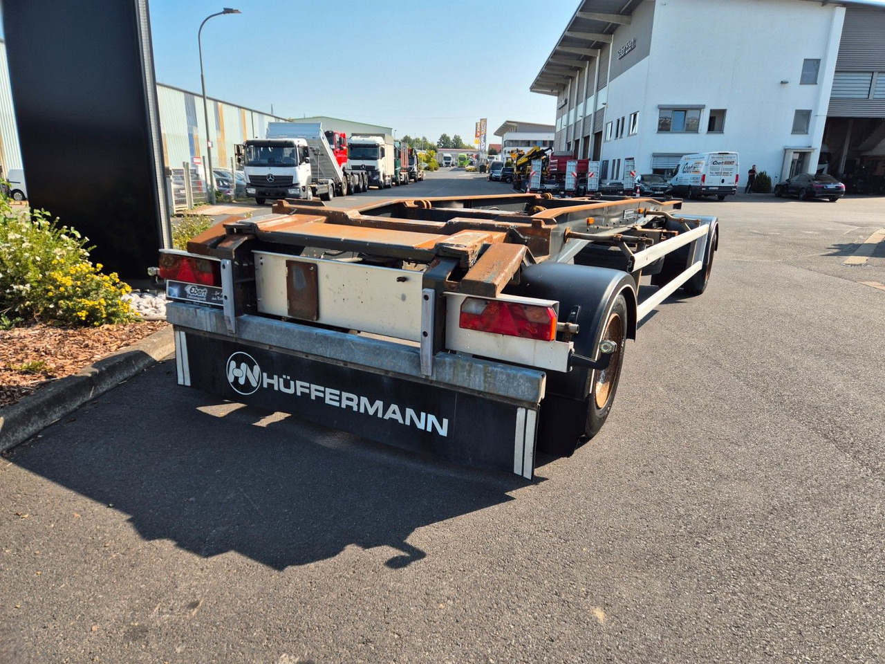 Hüffermann HSA 18.70 P BPW 14.582kg Nutzlast - קרון נגרר שלדה: תמונה 2 Hüffermann HSA 18.70 P BPW 14.582kg Nutzlast - קרון נגרר שלדה: תמונה 2