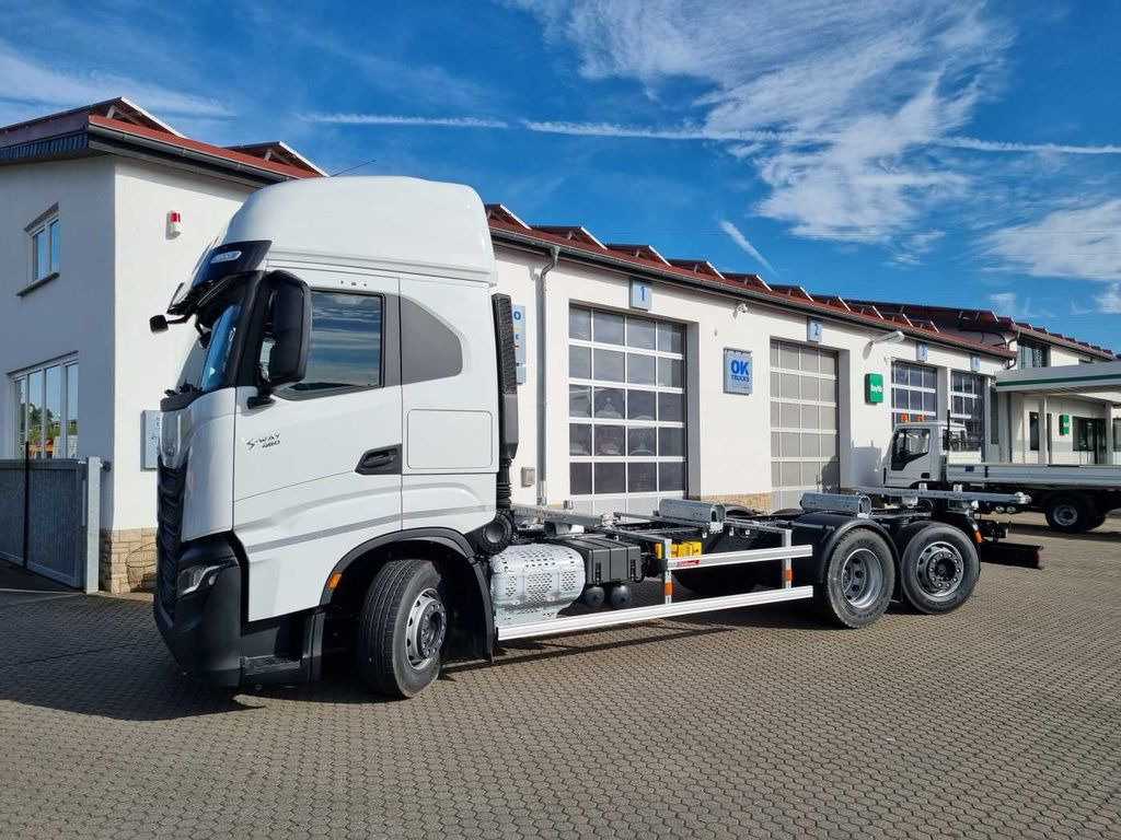 חָדָשׁ מוביל מכולות/ משאית החלפת גוף Iveco S-Way AS260S46 6x2 BDF-Wechsler Intarder 2x vorh: תמונה 8