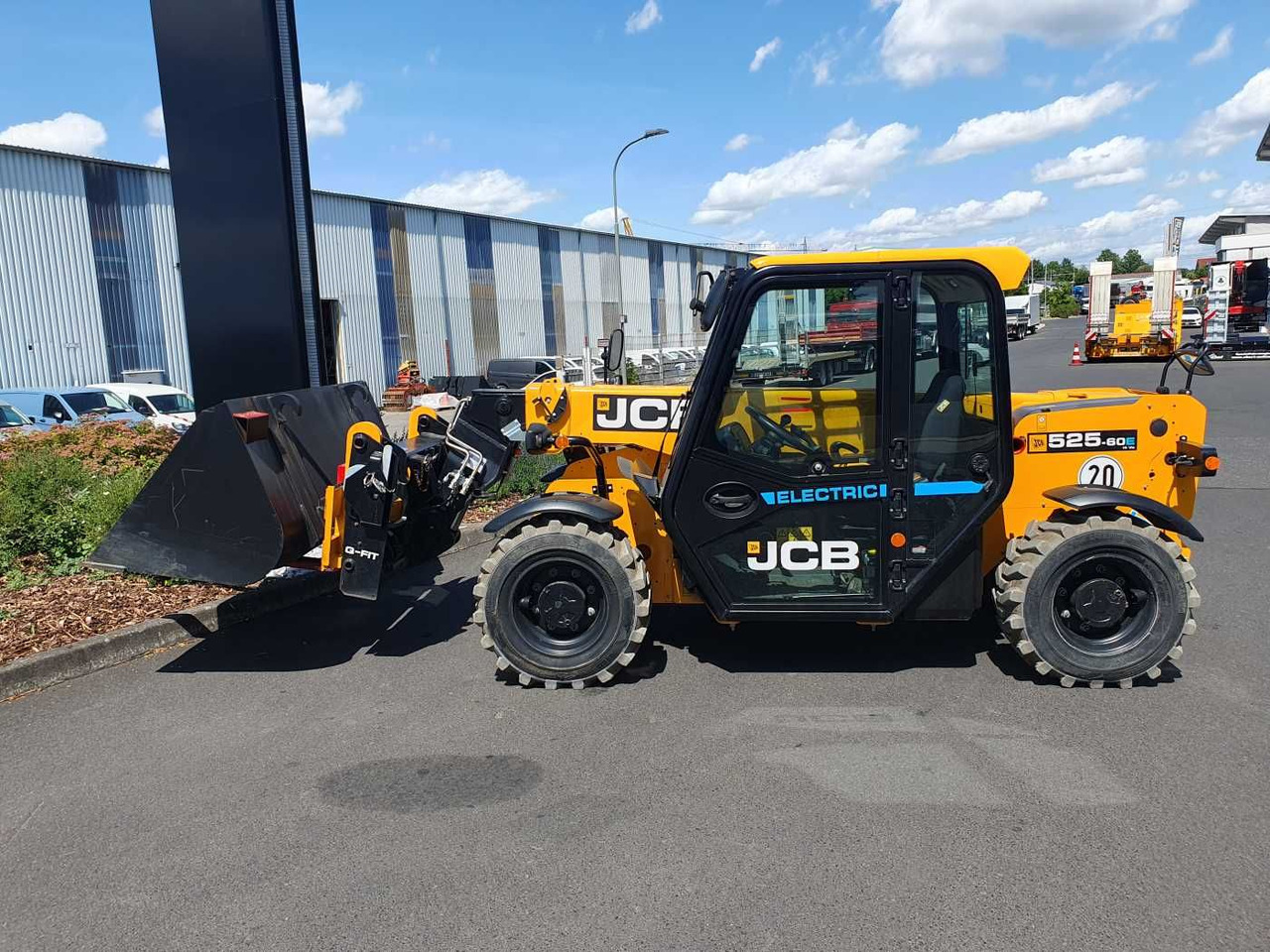 JCB 525-60E / Elektro / 2022 / nur 176h / Gabel - מפעיל טלסקופי: תמונה 3 JCB 525-60E / Elektro / 2022 / nur 176h / Gabel - מפעיל טלסקופי: תמונה 3