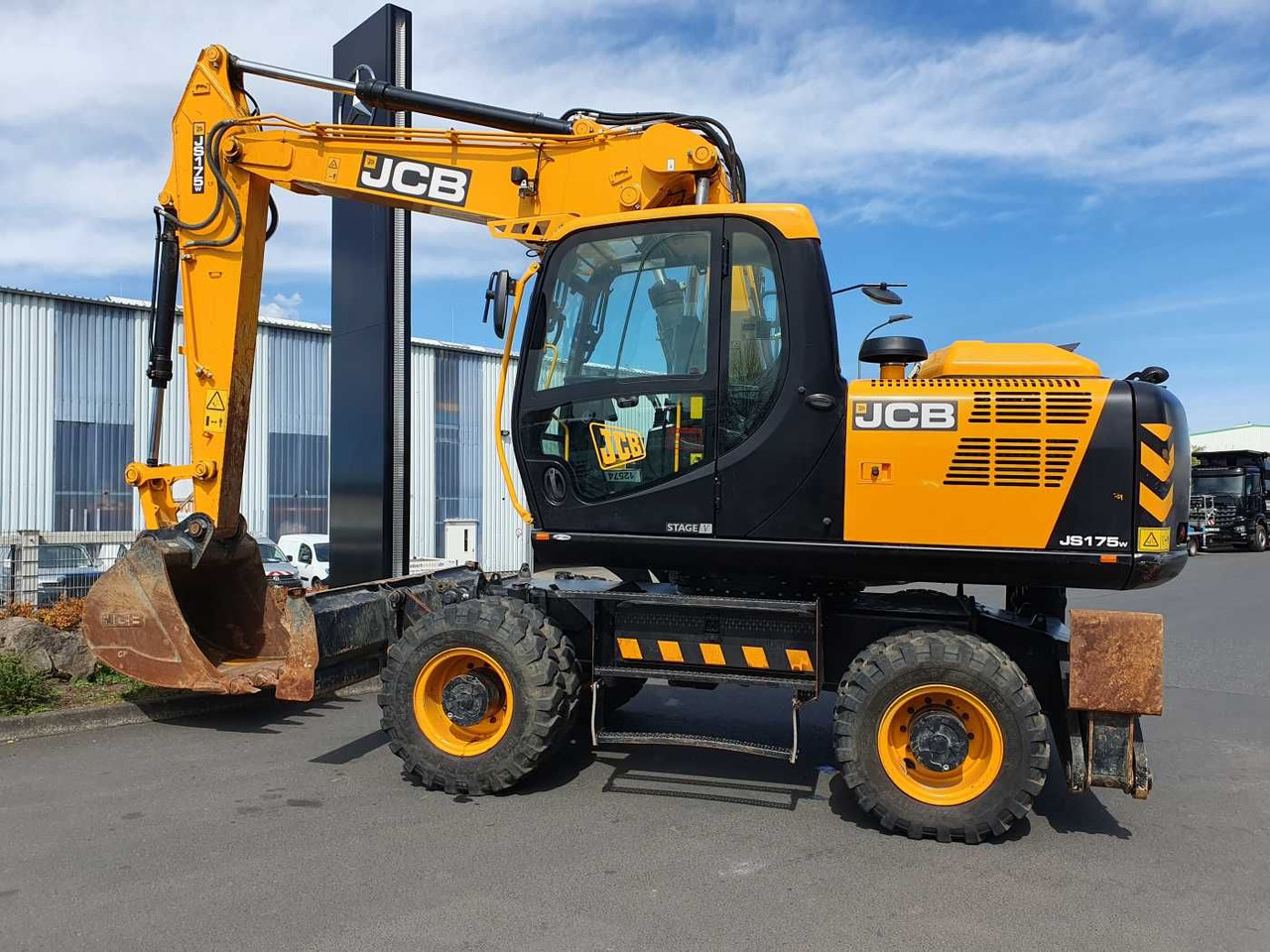 JCB JS 175 W / 2024 / nur 622h! / 1x Tieflöffel - מחפר גלגלים: תמונה 2 JCB JS 175 W / 2024 / nur 622h! / 1x Tieflöffel - מחפר גלגלים: תמונה 2