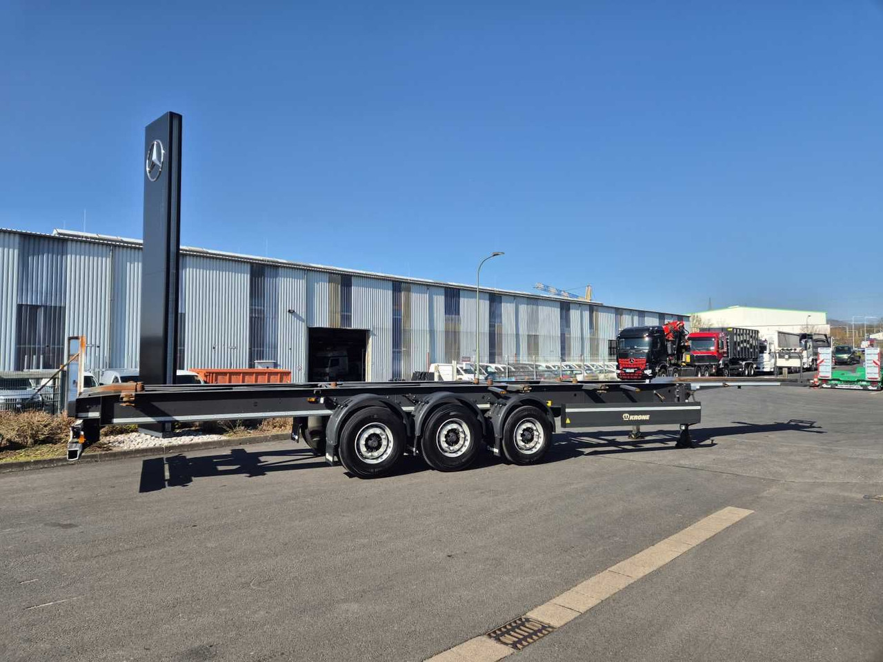 Krone SD BDF BPW-Achsen Liftachse mitte Container - סמיטריילר מוביל מכולות/ החלפת גוף: תמונה 4 Krone SD BDF BPW-Achsen Liftachse mitte Container - סמיטריילר מוביל מכולות/ החלפת גוף: תמונה 4