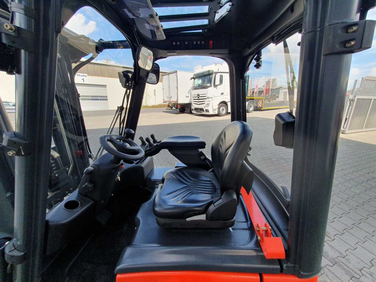 מלגזה חשמלית Linde E14 - 01 / 2024 / Duplex: 4.10m! / SS / nur 534h: תמונה 12