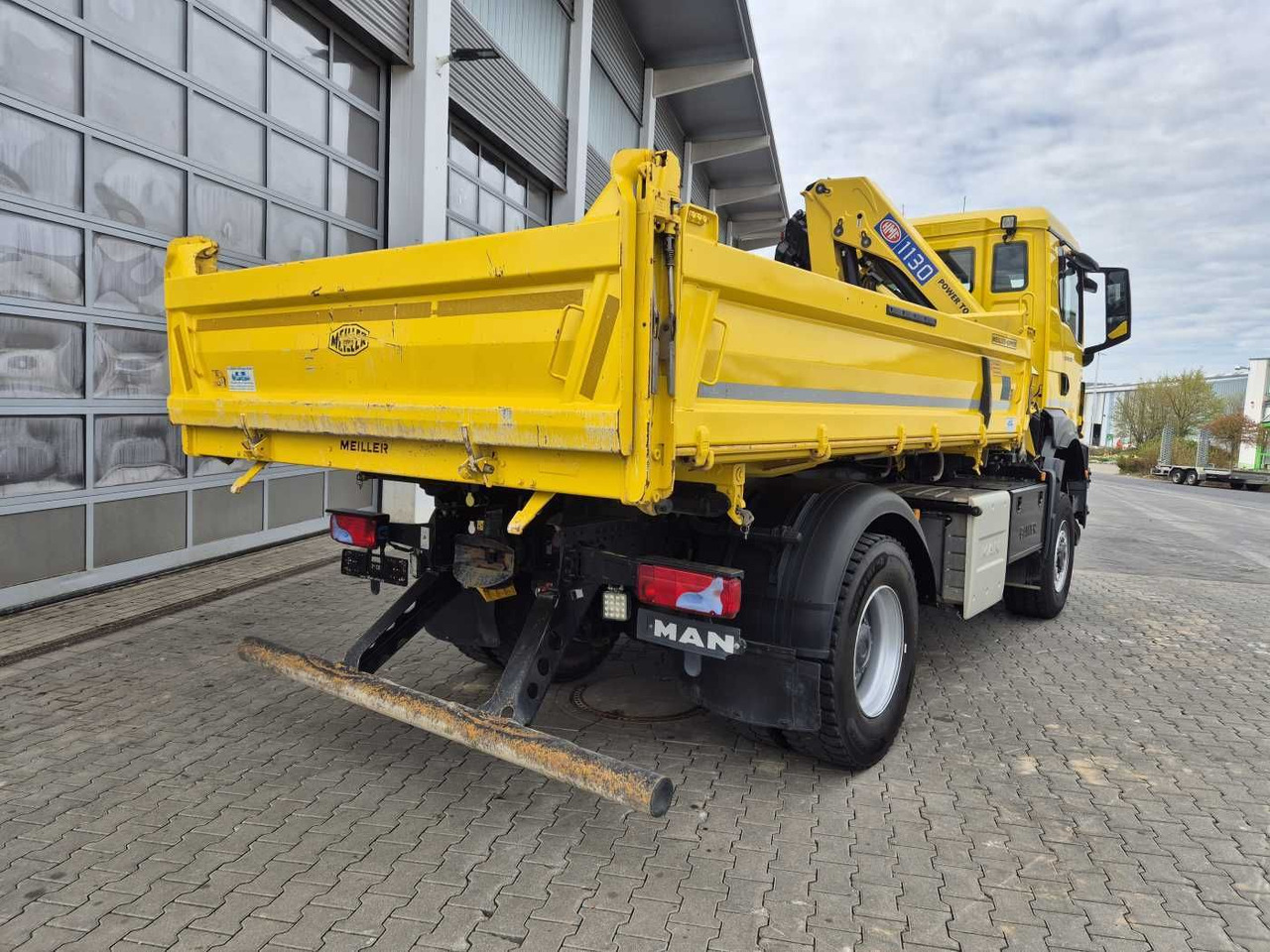 מזהיר MAN TGS 18.430 4x4 BL Kran HMF 1130K-RCS Funk AHK: תמונה 8