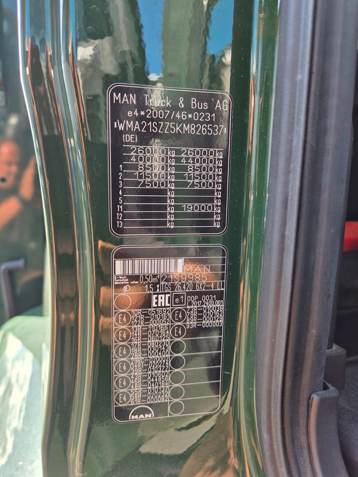 משאית מנוף MAN TGS 26.420 6x2-4 LL Hiab 177K PRO 2 Stück: תמונה 27