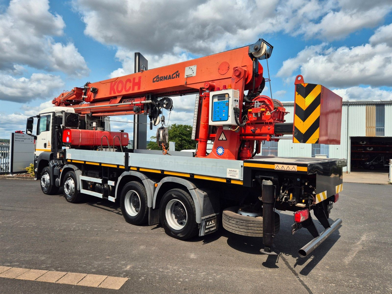 משאית מנוף MAN TGS 35.360 8x4 BB Gormach 91000 TECH Funk: תמונה 6