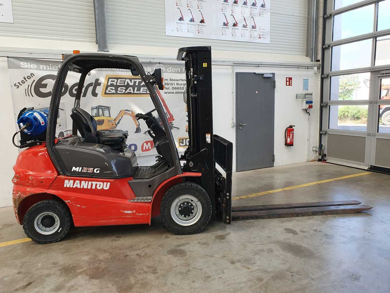 מלגזת LPG Manitou MI 25 G / Triplex: 4.70m / nur 1.976h! / SS: תמונה 7
