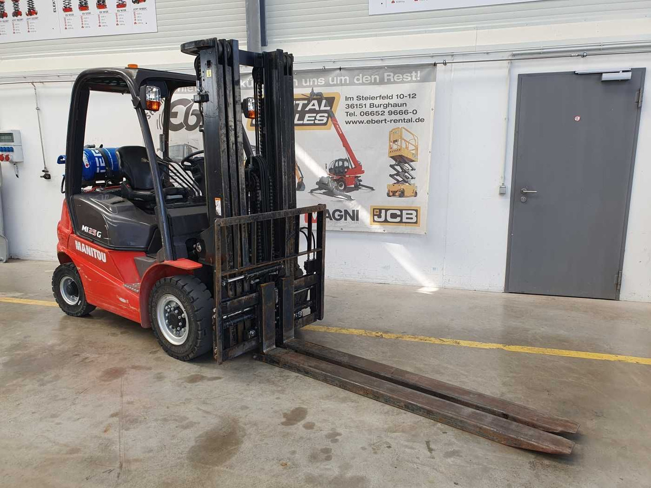 מלגזת LPG Manitou MI 25 G / Triplex: 4.70m / nur 1.976h! / SS: תמונה 6