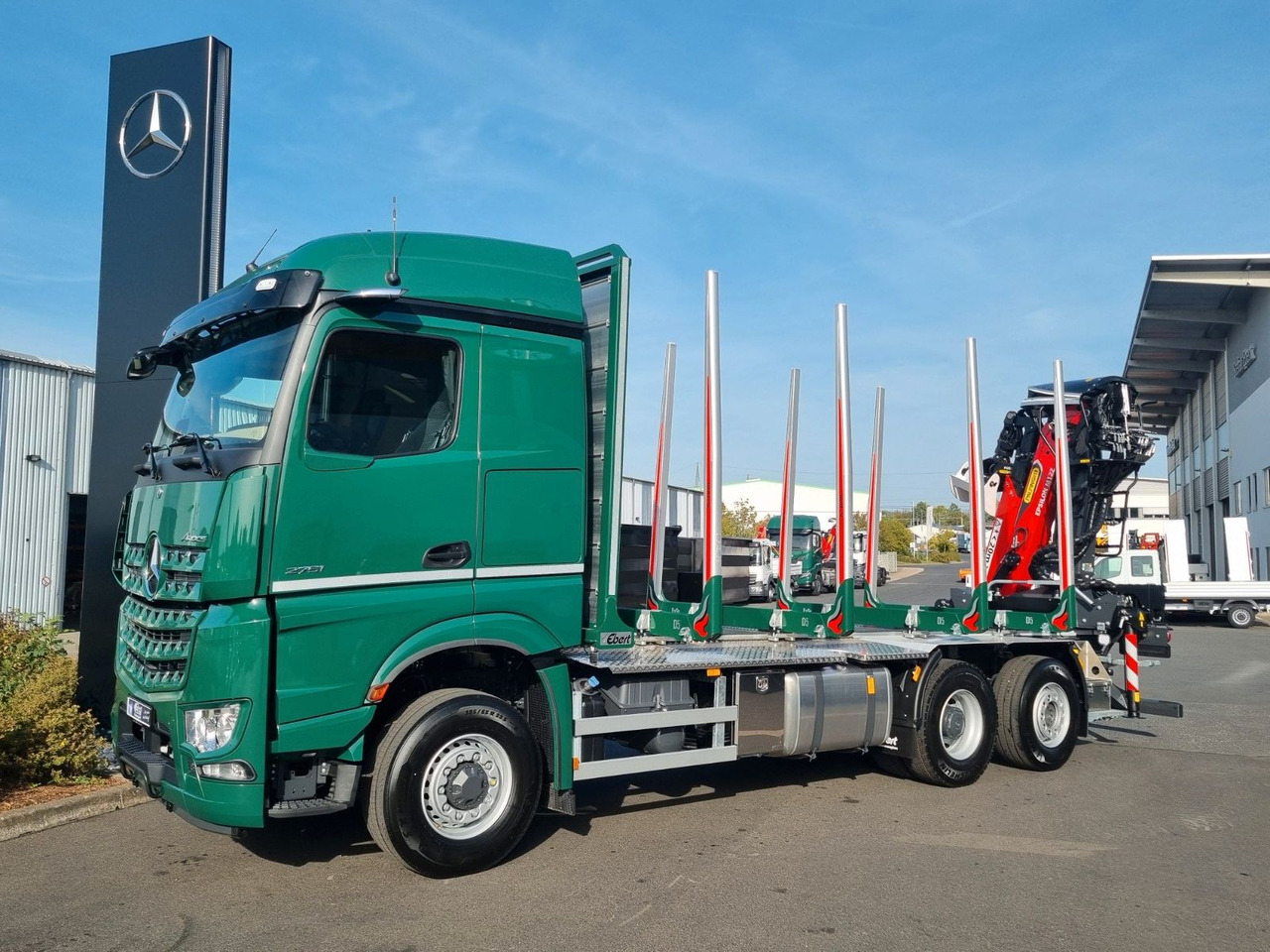 Mercedes-Benz Arocs 2551 L 6x2/4 HAD Palfinger Epsilon TZ12 - משאית עץ, משאית מנוף: תמונה 2 Mercedes-Benz Arocs 2551 L 6x2/4 HAD Palfinger Epsilon TZ12 - משאית עץ, משאית מנוף: תמונה 2