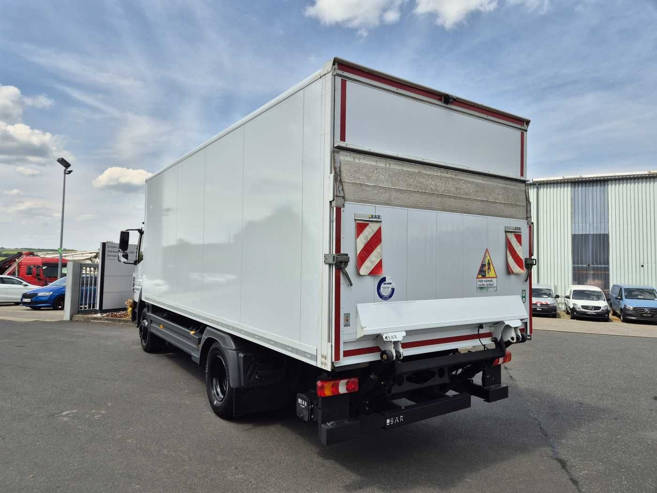 משאית תיבה Mercedes-Benz Atego 1524 L LBW 1.500kg Standheizung Klima: תמונה 8