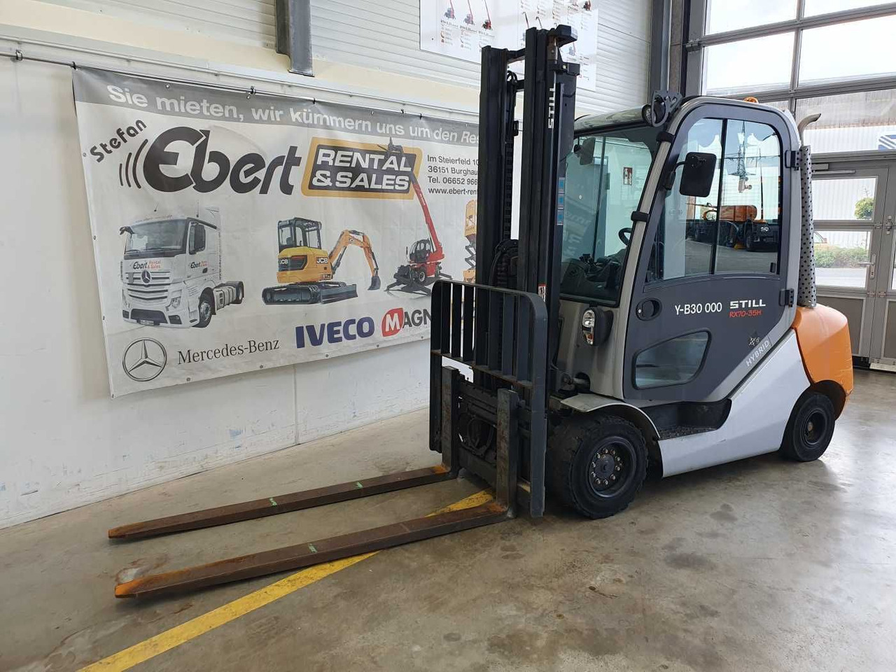 Still RX70-35 / Duplex: 3.40m / nur 1.328h! / SS - מלגזת סולר: תמונה 5 Still RX70-35 / Duplex: 3.40m / nur 1.328h! / SS - מלגזת סולר: תמונה 5