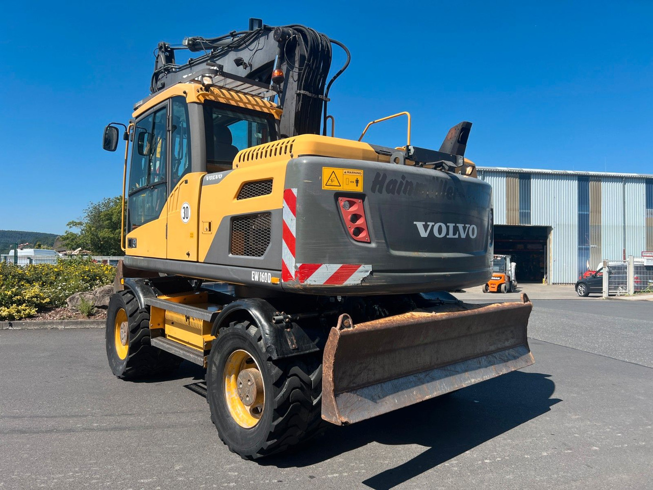 Volvo EW160D / 2014 / 1xTieflöffel / Forstschutzgitter - מחפר גלגלים: תמונה 4 Volvo EW160D / 2014 / 1xTieflöffel / Forstschutzgitter - מחפר גלגלים: תמונה 4