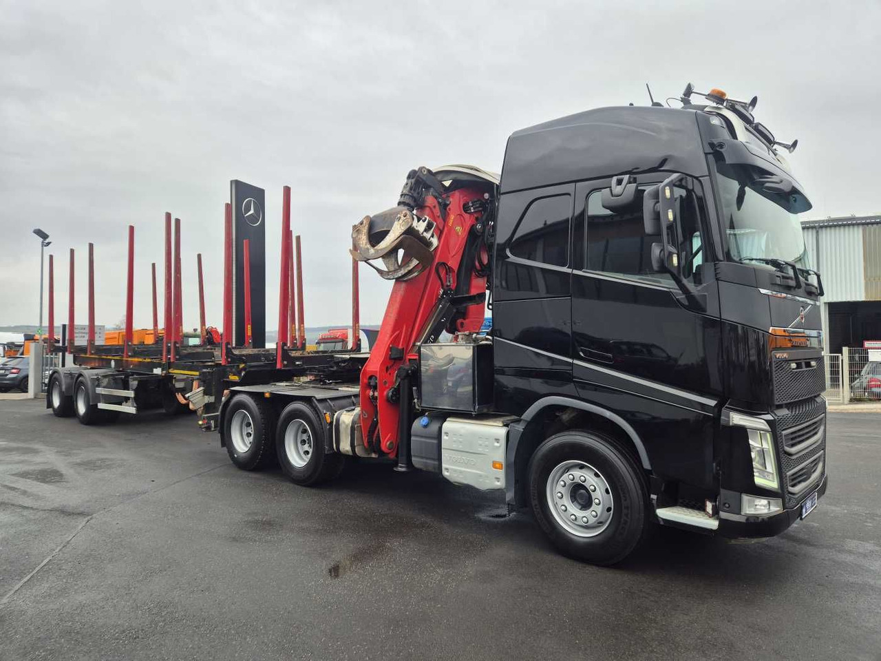 Volvo FH 540 6x4 Palfinger S260Z96 Doll Teleskop-Langh - משאית עץ: תמונה 3 Volvo FH 540 6x4 Palfinger S260Z96 Doll Teleskop-Langh - משאית עץ: תמונה 3