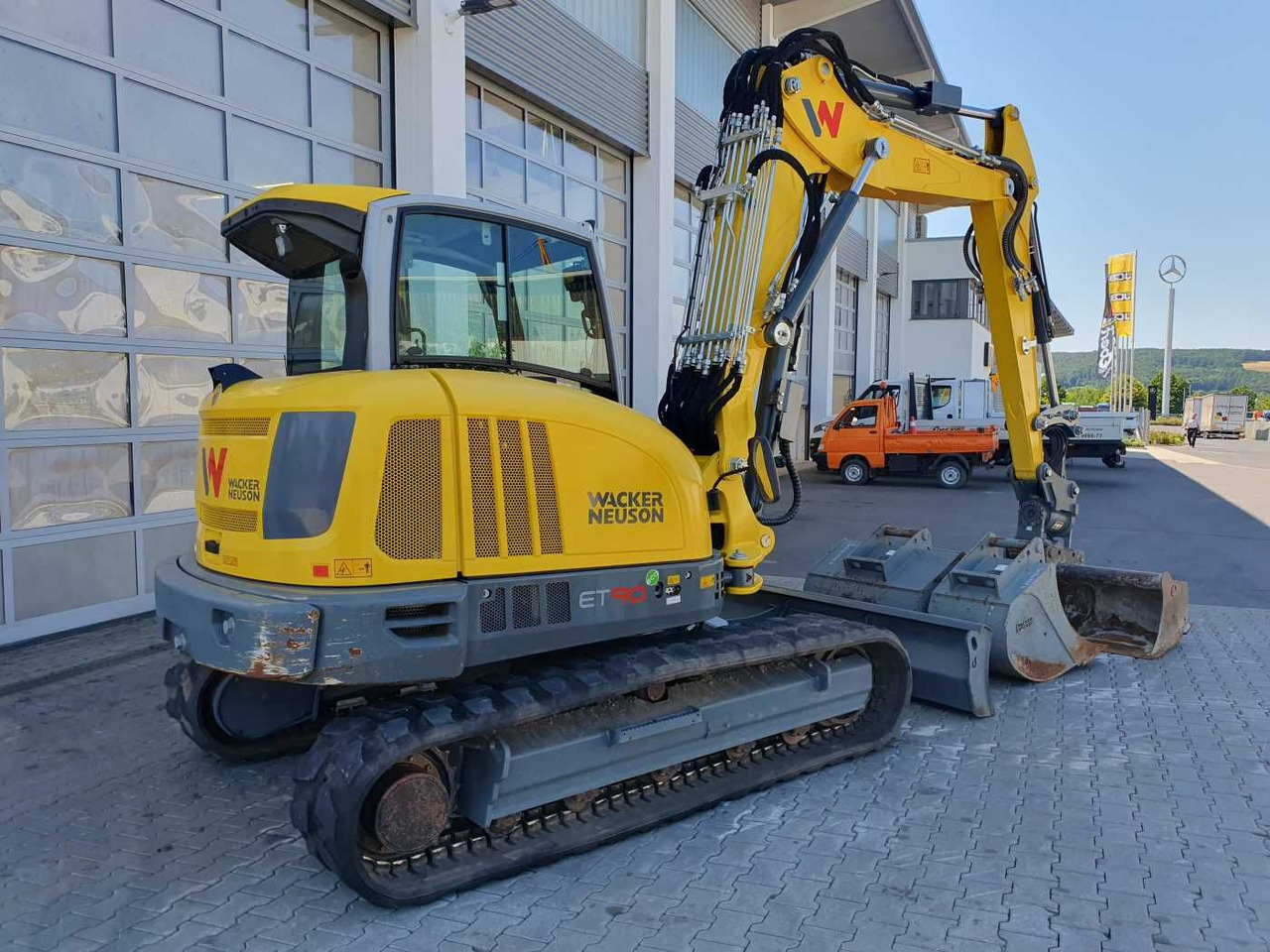 Wacker ET90 / HS08 / nur 1.244h! / Greifer/ Löffelpaket - מיני מחפר: תמונה 3 Wacker ET90 / HS08 / nur 1.244h! / Greifer/ Löffelpaket - מיני מחפר: תמונה 3