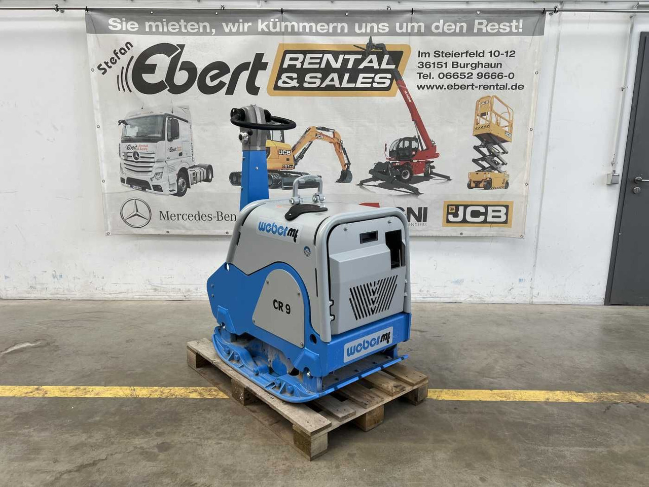 Weber CR 9 Hatz-Diesel / 736kg / E-Start / DEMO - לוח רטט: תמונה 1 Weber CR 9 Hatz-Diesel / 736kg / E-Start / DEMO - לוח רטט: תמונה 1