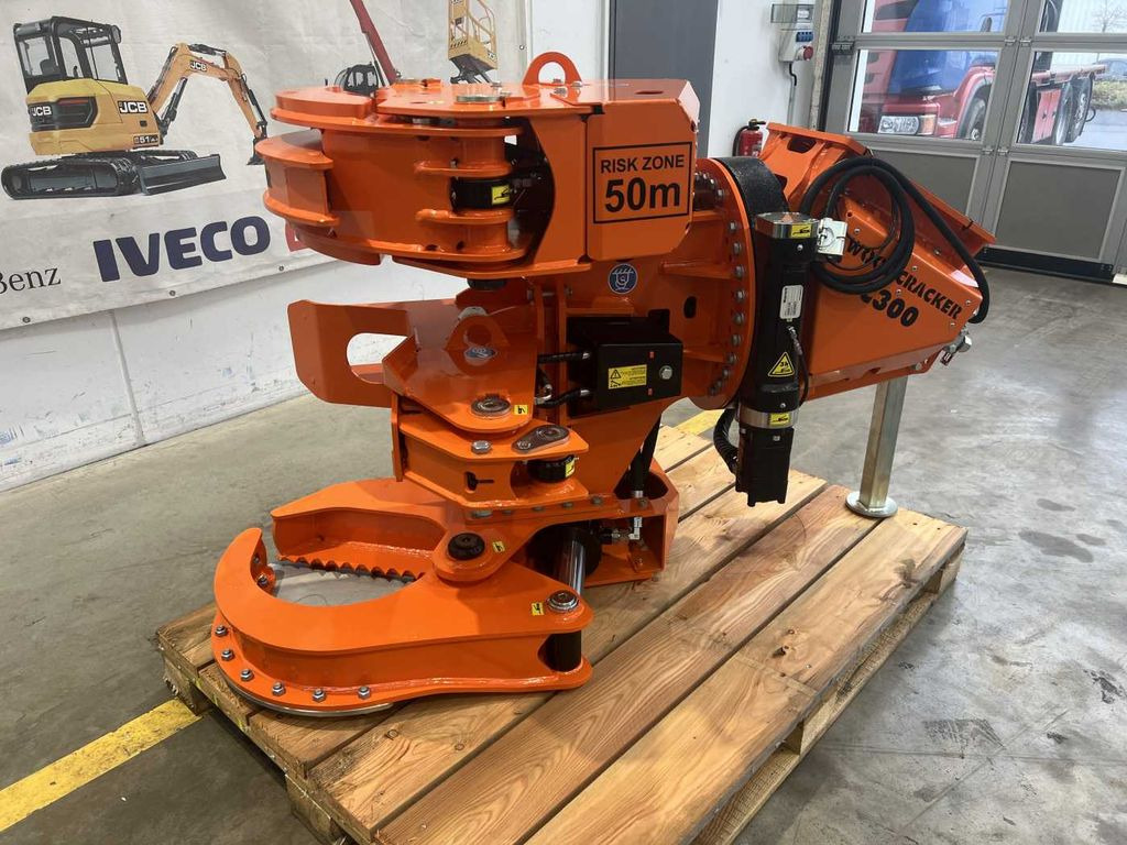 חָדָשׁ ראש נופל Westtech Woodcracker C300 Fällgreifer / Tiltator: תמונה 7
