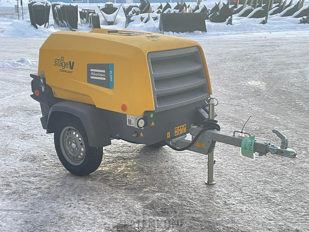 מדחס אוויר Atlas Copco XAS 48 StV Vaunukompressori UUSI: תמונה 6