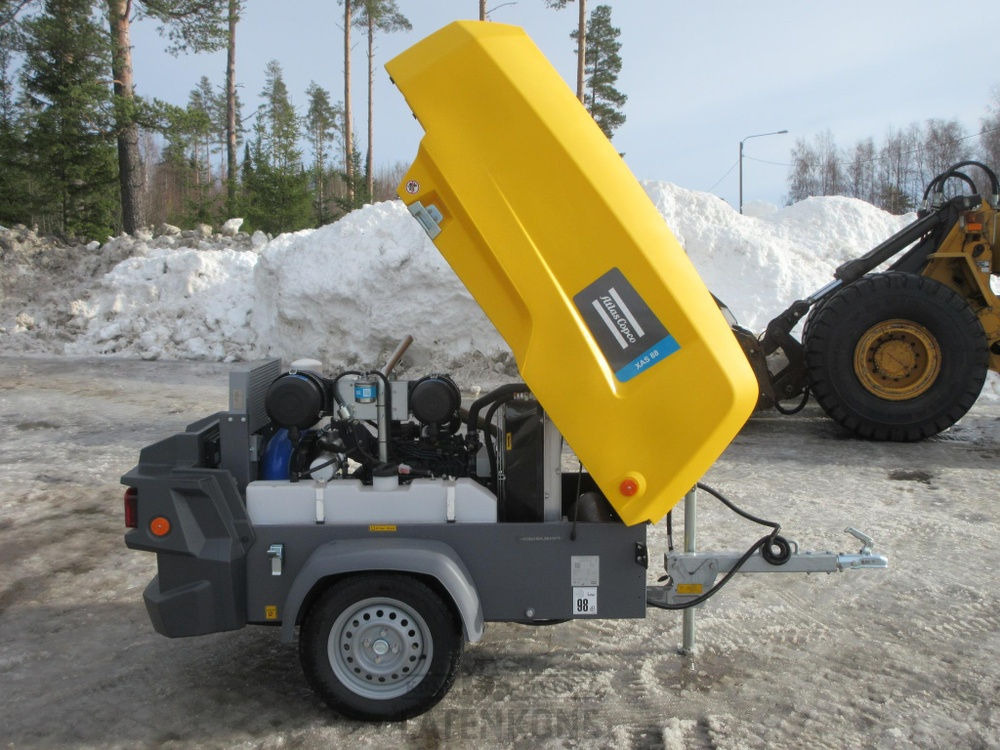 מדחס אוויר Atlas Copco XAS 88-7 StV Vaunukompressori UUSI: תמונה 11