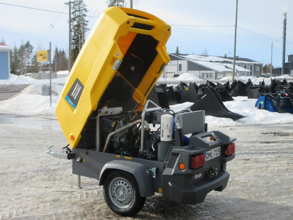 מדחס אוויר Atlas Copco XAS 88-7 StV Vaunukompressori UUSI: תמונה 9