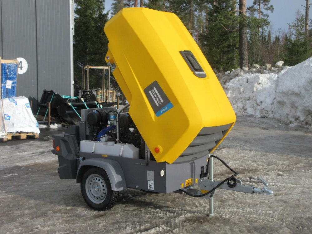 מדחס אוויר Atlas Copco XAS 88-7 StV Vaunukompressori UUSI: תמונה 12