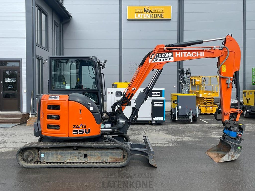 Hitachi ZX 55U-5A kaivinkone - מחפר סורק: תמונה 1 Hitachi ZX 55U-5A kaivinkone - מחפר סורק: תמונה 1