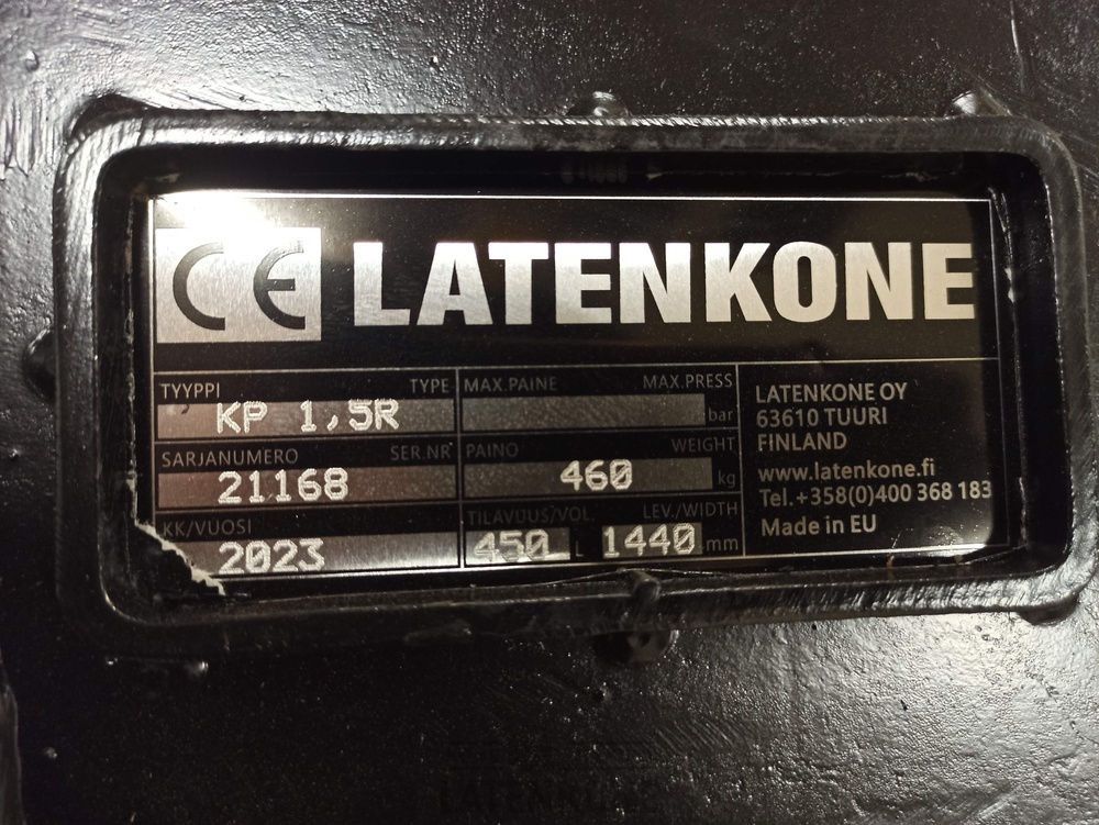 דלי עבור מכונת בנייה Laten Luiskakauha 1500mm NTP10 Roto: תמונה 9