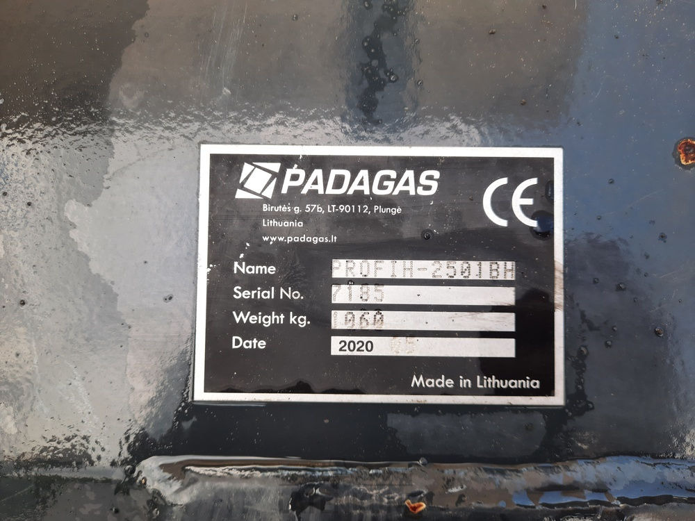 מטאטא עבור מכונת בנייה Padagas Profi H 2501 BH keräävä harjalaite: תמונה 17