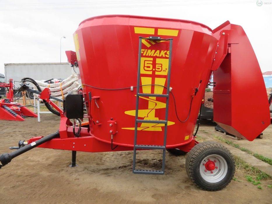 Fimaks Vertical Mixer feeder 5,5 m3 - עגלת מערבל מספוא: תמונה 5 Fimaks Vertical Mixer feeder 5,5 m3 - עגלת מערבל מספוא: תמונה 5