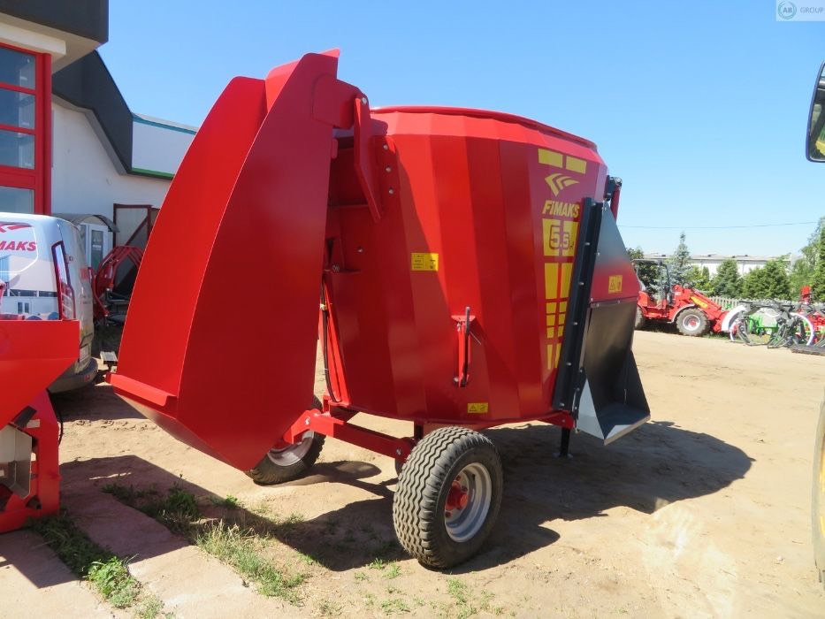 Fimaks Vertical Mixer feeder 5,5 m3 - עגלת מערבל מספוא: תמונה 2 Fimaks Vertical Mixer feeder 5,5 m3 - עגלת מערבל מספוא: תמונה 2