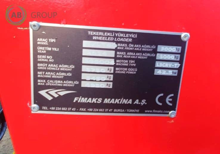 Fimaks telescopic loader FMLT 60 - מעמיס גלגלים טלסקופי: תמונה 5 Fimaks telescopic loader FMLT 60 - מעמיס גלגלים טלסקופי: תמונה 5