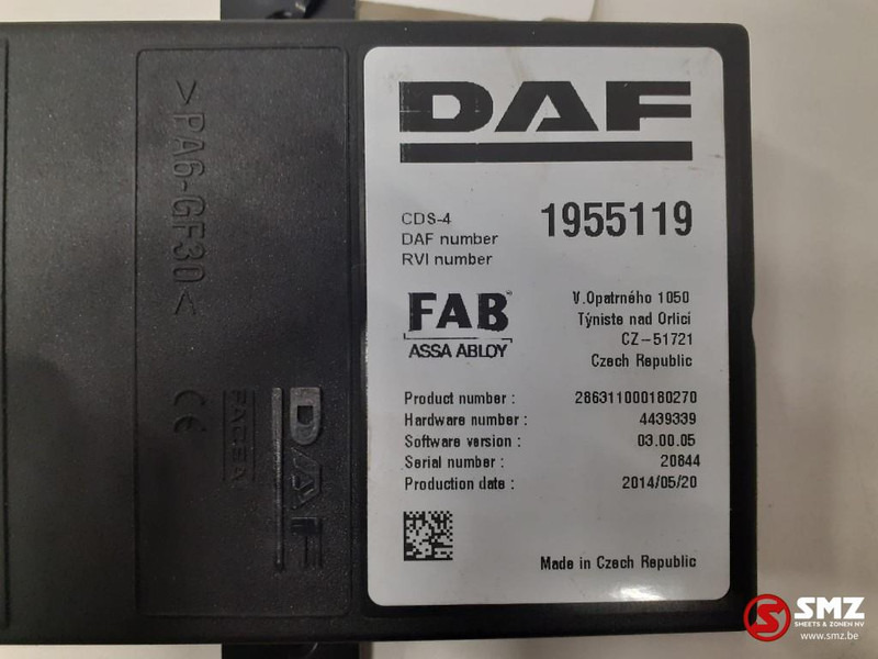 DAF Occ ECU CDS4 regeleenheid DAF - ECU עבור משאית: תמונה 3 DAF Occ ECU CDS4 regeleenheid DAF - ECU עבור משאית: תמונה 3