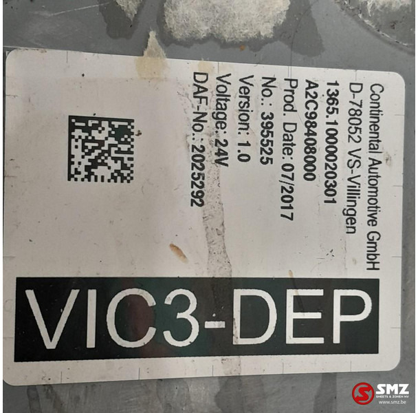 DAF Occ ECU VIC 3 regeleenheid DAF - ECU עבור משאית: תמונה 5 DAF Occ ECU VIC 3 regeleenheid DAF - ECU עבור משאית: תמונה 5