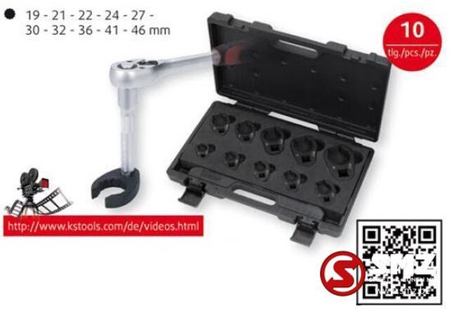 Diversen Open opsteekringsleutelset 19-46 MM 10PCS - כלי רכב: תמונה 2 Diversen Open opsteekringsleutelset 19-46 MM 10PCS - כלי רכב: תמונה 2