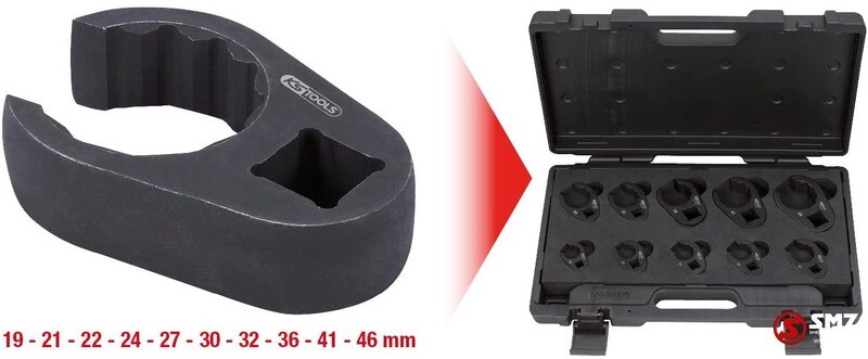 Diversen Open opsteekringsleutelset 19-46 MM 10PCS - כלי רכב: תמונה 5 Diversen Open opsteekringsleutelset 19-46 MM 10PCS - כלי רכב: תמונה 5