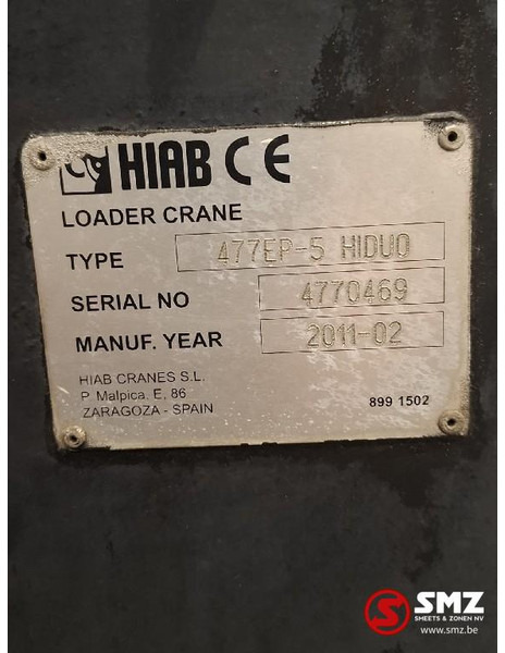 Hiab Occ Autolaadkraan Hiab 477-5 + radio - זרוע: תמונה 5 Hiab Occ Autolaadkraan Hiab 477-5 + radio - זרוע: תמונה 5