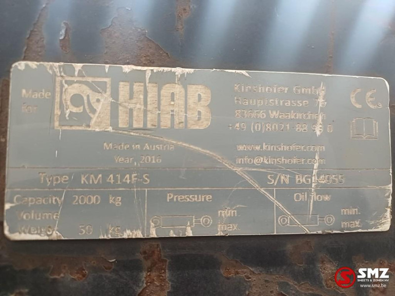 Hiab Occ pallethaak KM414F-S Hiab - צרופה עבור ציוד לטיפול בחומרים: תמונה 5 Hiab Occ pallethaak KM414F-S Hiab - צרופה עבור ציוד לטיפול בחומרים: תמונה 5